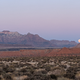 Moon rising over Zion NP